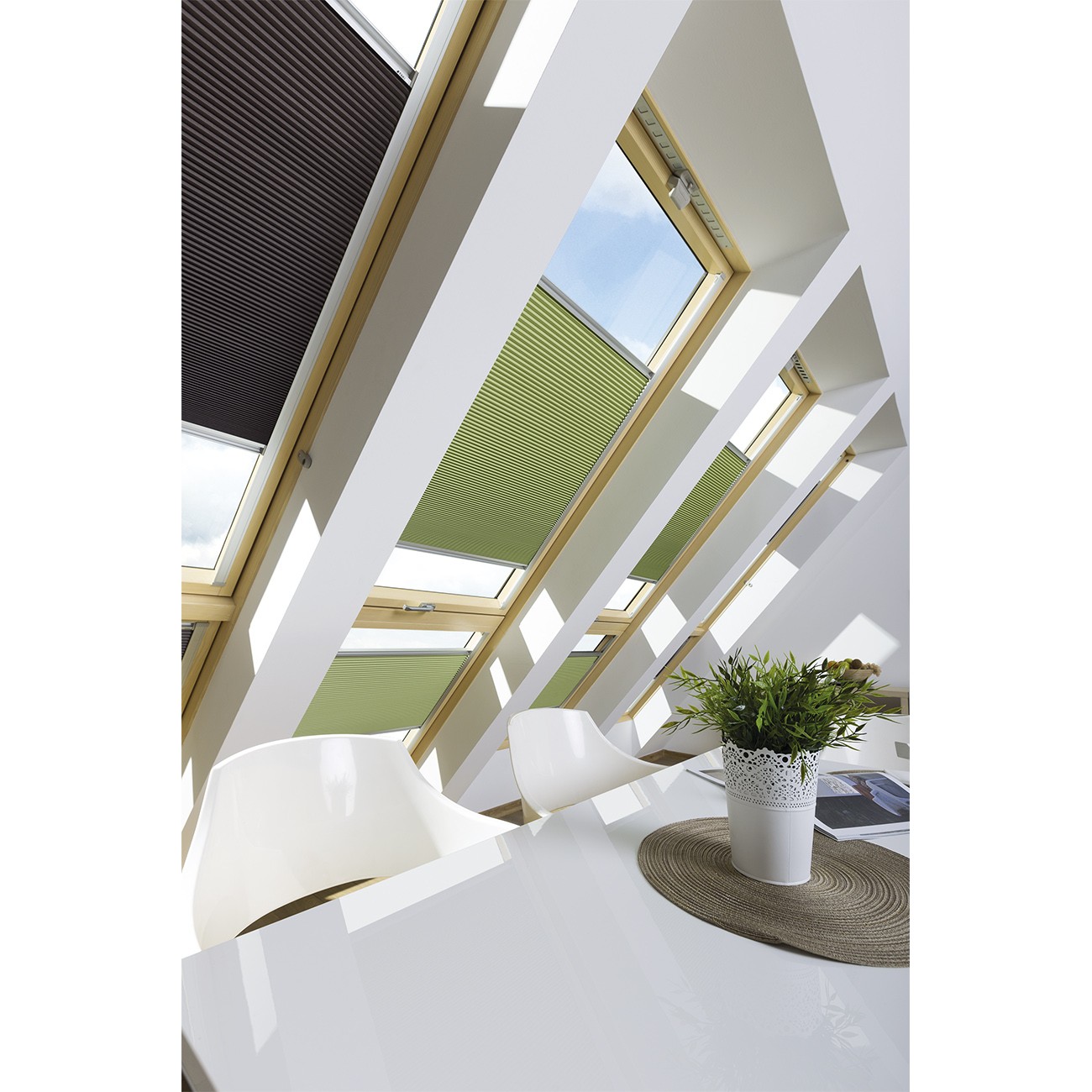Fakro APF Honeycomb Plissé 601 Wit